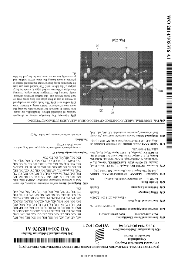 Document de brevet canadien 2896831. Abrégé 20141229. Image 1 de 1