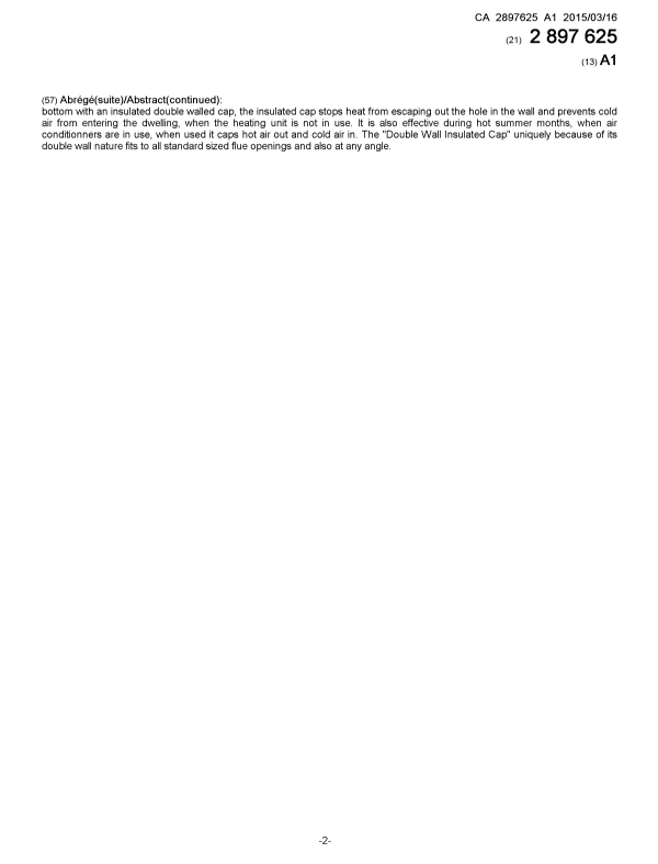 Document de brevet canadien 2897625. Page couverture 20150818. Image 2 de 2