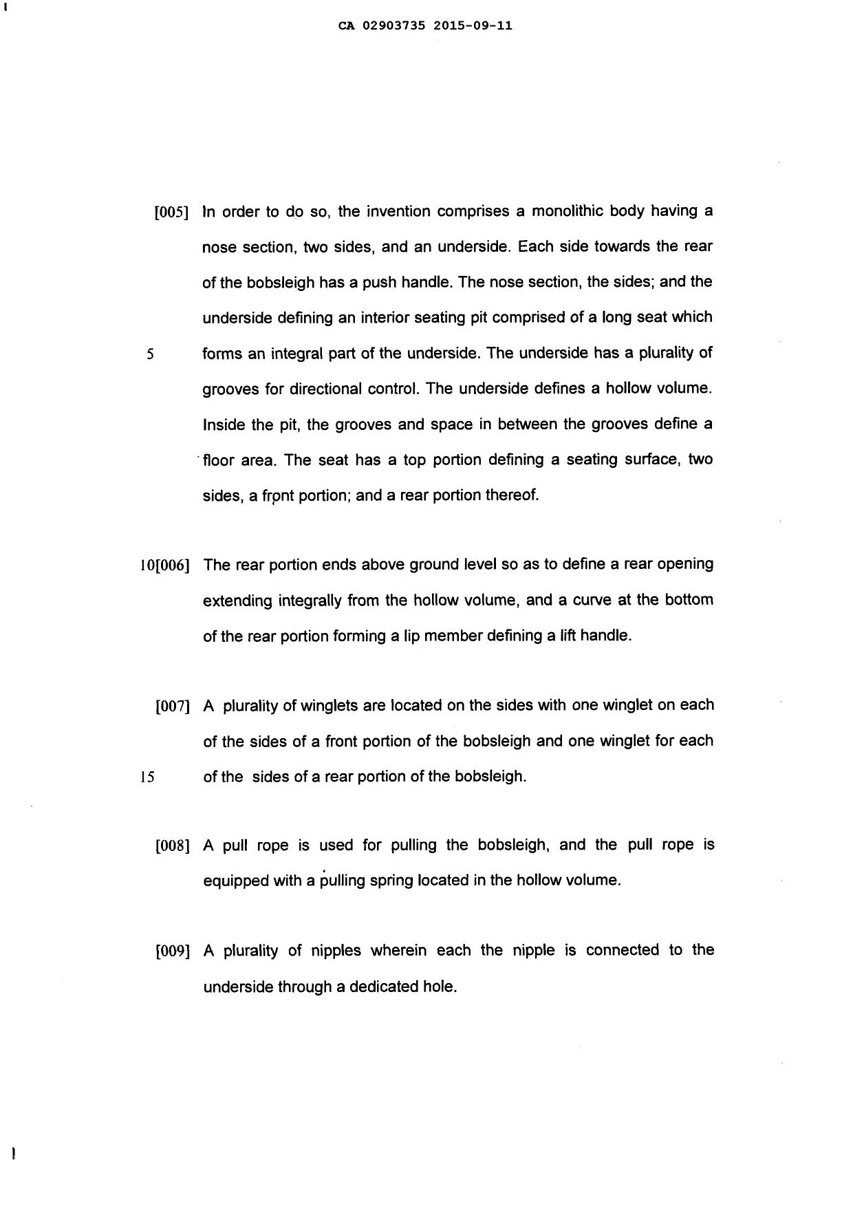 Canadian Patent Document 2903735. Description 20141211. Image 2 of 7