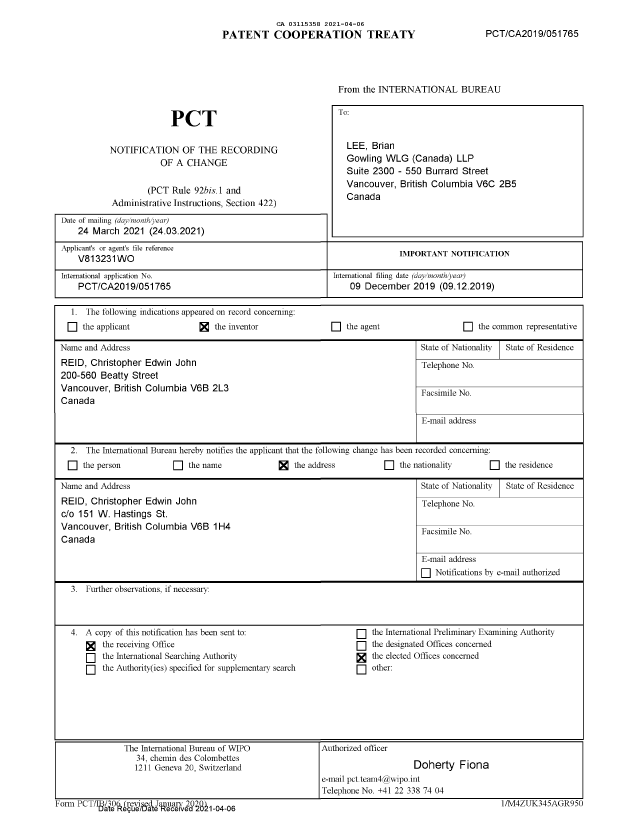 Canadian Patent Document 3115358. Patent Cooperation Treaty (PCT) 20210406. Image 29 of 29