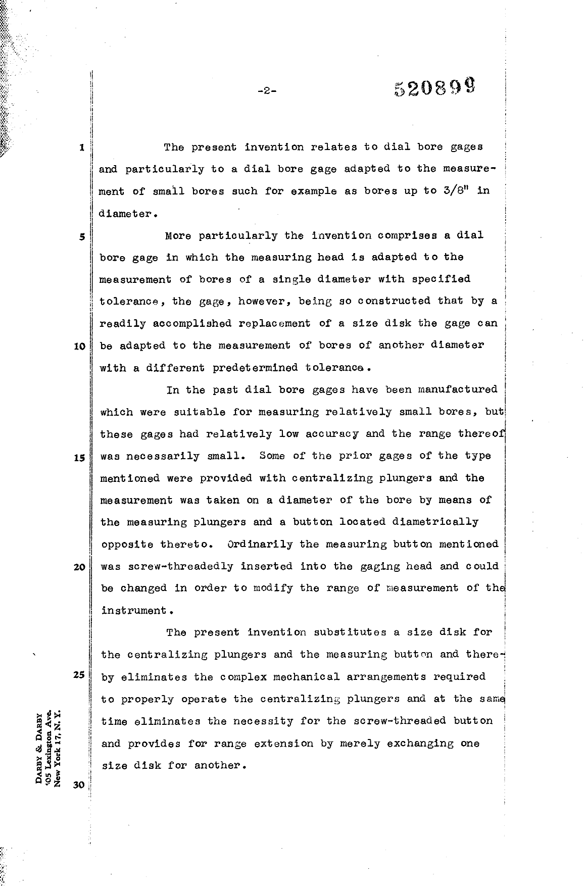 Canadian Patent Document 520899. Description 19950510. Image 1 of 7