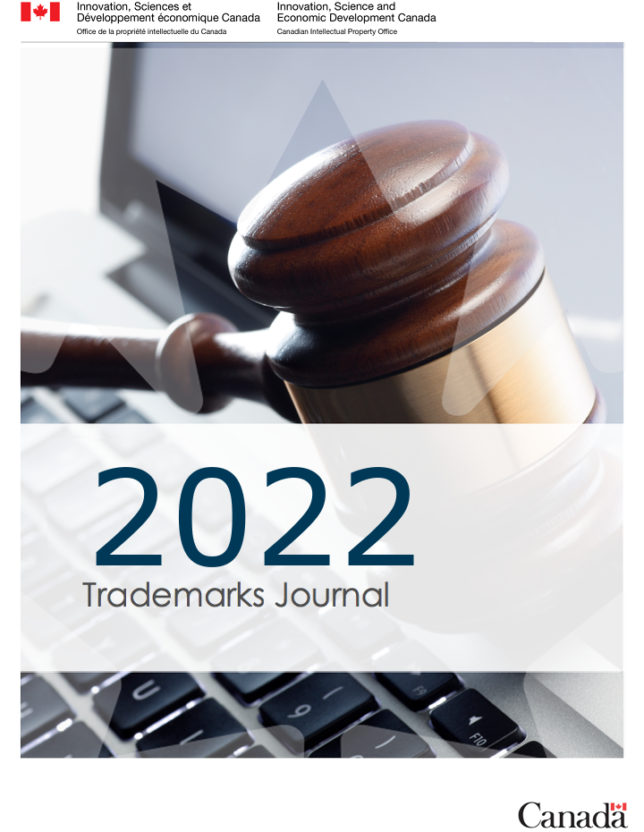 Trademarks Journal Vol. 69 No. 3525